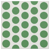 Green White Mini Polka Dots Fabric Stoff (Nahaufnahme)