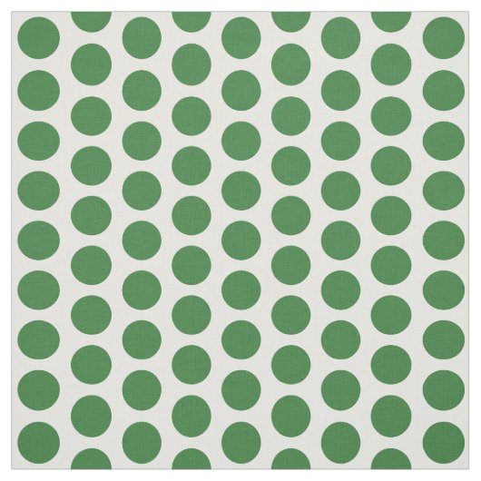 Green White Mini Polka Dots Fabric Stoff (Muster)