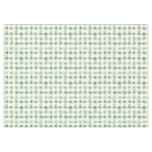Green White Plaid Stripes Tischdecke (Vorderseite (Horizontal))
