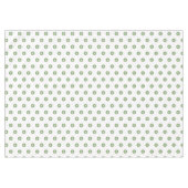 Green White Polka Dots Tischdecke (Vorderseite (Horizontal))