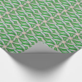 Green White Star Gezeichnet, Kunst von Kindern:) Geschenkpapier (Ecke)