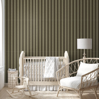 Green & White Striped Wallpaper  Tapete