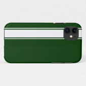 Green & White Team Jersey Stripe iPhone 5s Fall Case-Mate iPhone Hülle (Rückseite (Horizontal))