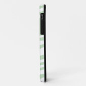 Green & White Zebra Print iPhone 5 Fall Case-Mate iPhone Hülle (Hinten/Links)