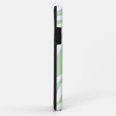 Green & White Zebra Print iPhone 5 Fall Case-Mate iPhone Hülle (Hinten/Rechts)