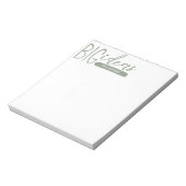 Green Willow Big Ideas Notizblock (Rotiert)