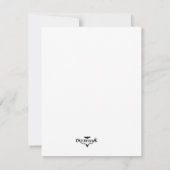 Green Willow Mandala Note Card Mitteilungskarte (Rückseite)