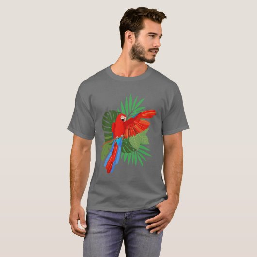 Green Winged Macaw T-Shirt (Vorne ganz)