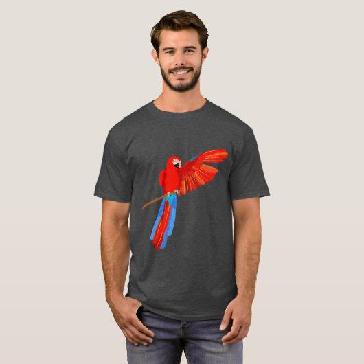 Green Winged Macaw T-Shirt (Vorne ganz)
