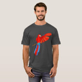 Green Winged Macaw T-Shirt (Vorne ganz)