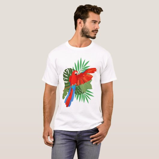 Green Winged Macaw T-Shirt (Vorne ganz)