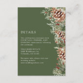 Green Winter Details Card Begleitkarte (Vorderseite)