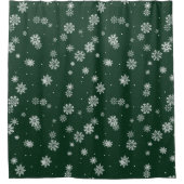 Green Winter Duschvorhang (Vorderseite)