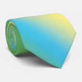 Green With Yellow Pipe Krawatte (Gerollt)