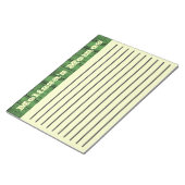 Green Wood Planks Large Memo Pad Notizblock (angewinkelt)