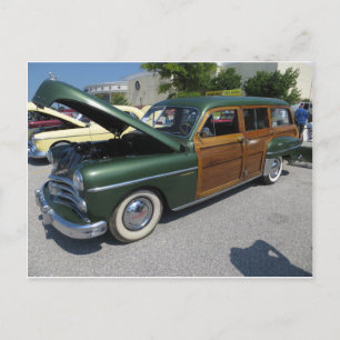 Green Woodie Postkarte