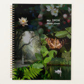 Green Woodland Dreams Collage Planner Planer (Vorderseite)