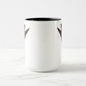 Green Woodpecker Illustration Tasse (Zentrum)