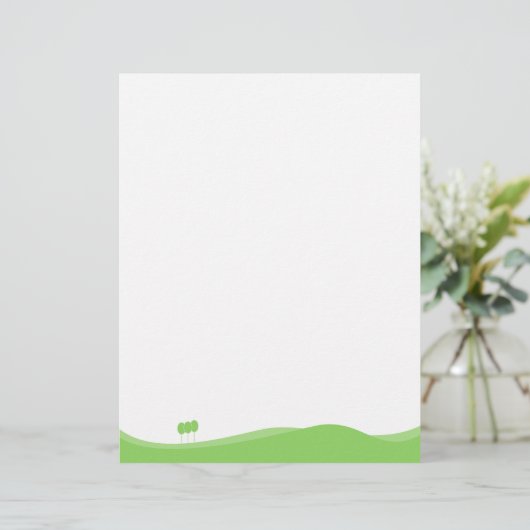 Green World Letterhead (Stehend Vorderseite)
