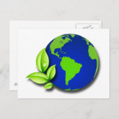GREEN WORLD POSTKARTE (Vorne/Hinten)