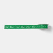 Green Xmas Satinband (Vorderseite)