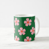 Green Y2K Wildblume Bold Retro Spring Kitchen Kaffeetasse (VorderseiteRechts)