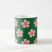 Green Y2K Wildblume Bold Retro Spring Kitchen Kaffeetasse (Mittel)