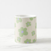 Green Y2K Wildblume Bold Retro Spring Kitchen Kaffeetasse (Mittel)