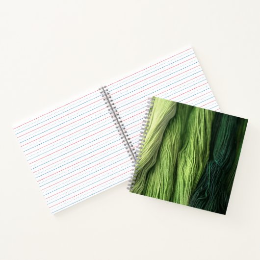 Green Yarn-Notebook Notizblock (Innenseite)