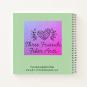 Green Yarn-Notebook Notizblock (Rückseite)