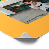 Green & Yellow 6 Foto Abschluss Poster (Ecke)