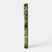 Green Yellow Alligator Crocodile Dragon Leather iPhone 16 Hülle (Linke Seite)