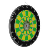 Green Yellow Black Dartboard 2025 Dartscheibe (Vorderseite Links)