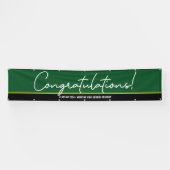 Green Yellow gratulations Class of 2024 Grads Banner (Horizontal)