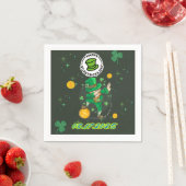 Green Yellow Illustration St. Patrick`s Day Serviette (Beispiel)