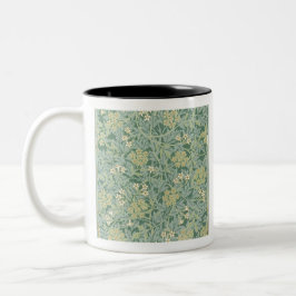 Green Yellow Jasmine von William Morris Zweifarbige Tasse