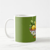 Green Yellow Lemons Italian Bowl Kaffeetasse (Links)