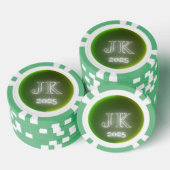 Green Yellow Poker Chip JK 2025 (Stapel)