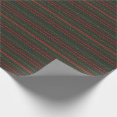Green-Yellow-Red Pixel knit Pattern Geschenkpapier (Ecke)