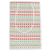 Green-Yellow-Red Pixel knit Pattern Mittlere Geschenktüte (Vorderseite)