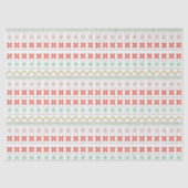 Green-Yellow-Red Pixel knit Pattern Seidenpapier (Vorderseite)