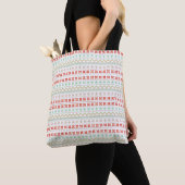 Green-Yellow-Red Pixel knit Pattern Tasche (Von Nahem)