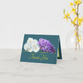 Green Yellow Rose Wisteria Chic Bouquet Vielen Dan Karte (Gelbe Blume)