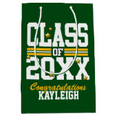 Green|Yellow Schließ Year Mittlere Geschenktüte (Vorderseite)