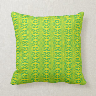 Green&Yellow Throw Kissen, Throw Kissen 16 Zoll x 
