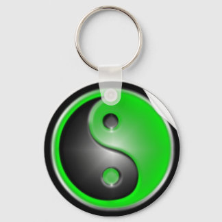 Green Yin Yang Key Chain Schlüsselanhänger