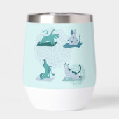 Green Yoga Cats (Rückseite)