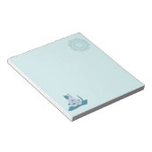 Green Yoga Cats Notizblock (angewinkelt)