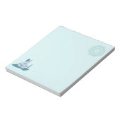 Green Yoga Cats Notizblock (Rotiert)