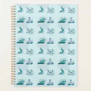 Green Yoga Cats Planer